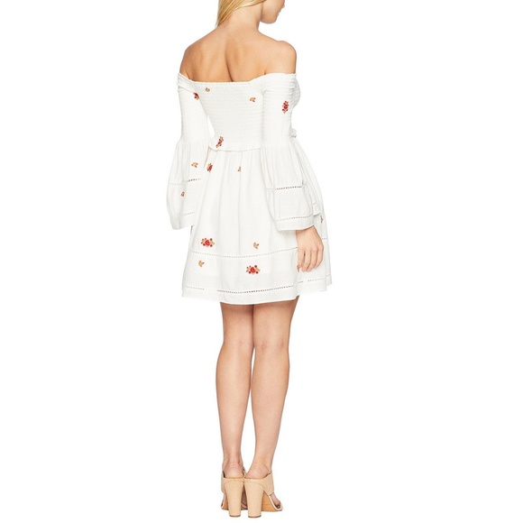 New FREE PEOPLE Counting Daisies Dress in Ivory - Picture 4 of 8